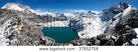 pohled z kongma la pass - národní park sagarmatha - Nepál