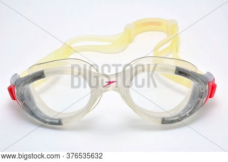 Quezon City, Ph - July 8 - Speedo Swimming Googles On July 8, 2020 In Quezon City, Philippines.
