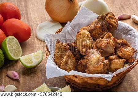 Brazilian Style Deep Fried Chicken. Called Frango A Passarinho