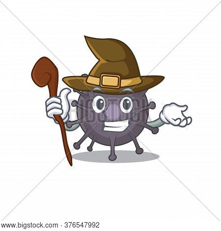 Sneaky Witch Salmonella Cartoon Character Design Style
