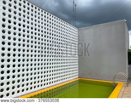 Swimming Pool Terrace At B Hotel In Brasilia, Design By The Urbanist Lucio Costa With Oscar Niemeyer