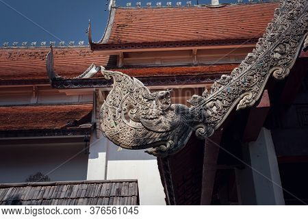 The Central And Ancient Part Of The City Of Chiang Mai, Thailand.