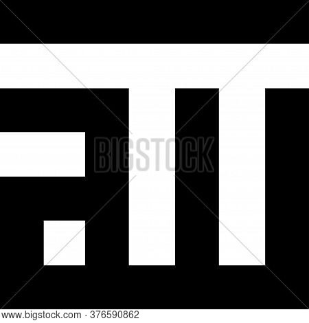 Allah Islamic Calligraphy Khufi Black Color On Isolated White Background