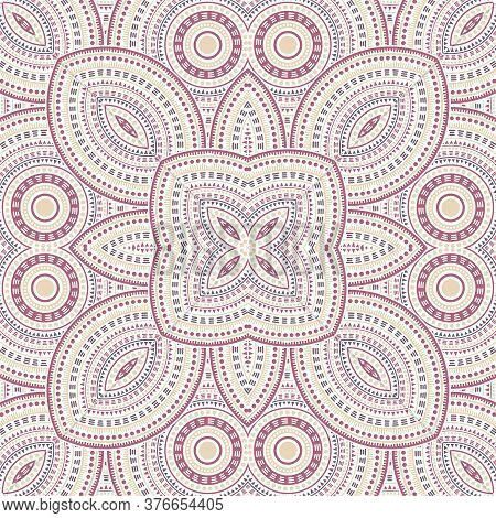 Modern Italian Maiolica Tile Seamless Ornament. Geometric Texture Vector Motif. Quilt Print Design. 