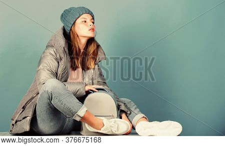 Street Style. Girl Wear Fashion Clothes. Look Fashionable. Purposeful Layering Is Perfect Way To Ach