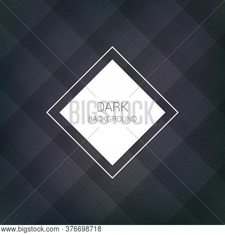 Dark Minimalistic Polygonal Vector Design Illustration Background