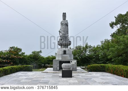 Corregidor Island, Philippines - December 31, 2016: Japanese Memorial Garden For Casualties At War.