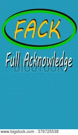 Business Communication Word Short Form Animated Text Background.