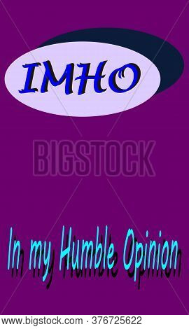 Daily Use Word Short Form Displayed With Colorful 3d Text Vector Abstract.