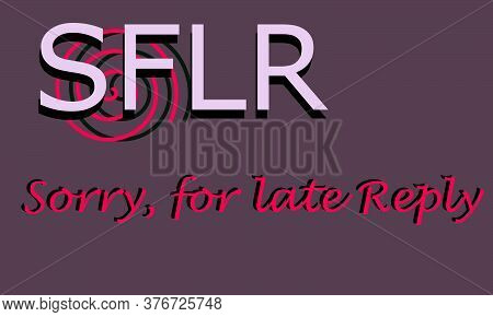 Daily Use Word Short Form Displayed With Colorful 3d Text Vector Abstract.