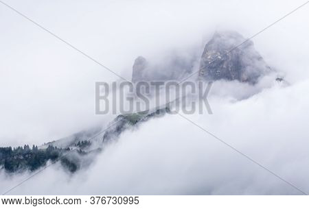 Bad Weather In The Mountain But Magnifique Point Of View