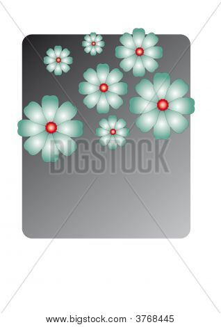 Abstrakt blomst baggrund.