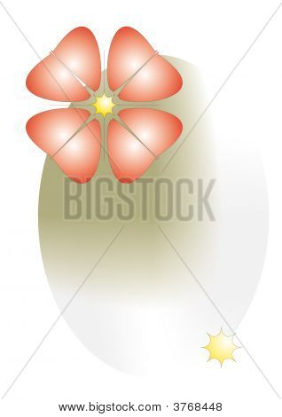 Abstrakt blomst baggrund.