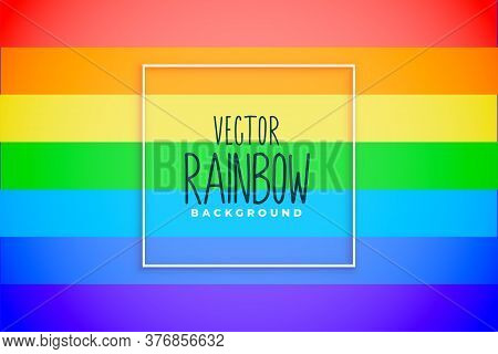 Colorful Rainbow Shades Background With Linear Lines