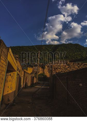 Street Of Tilla Joggiyan, A Village In Pakistan
