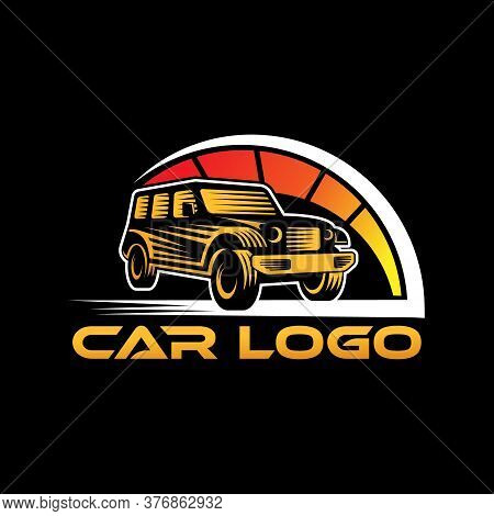 Car. Off-road Car logo vector. Car icon vector. Car icon. Auto Car logo. Car Vector. Car Logo. Offroad Car logo design. Off-road SUV Car vector. Offroad Car Logo icon. Car emblem logo. Offroad Car vector logo design template illustration.
