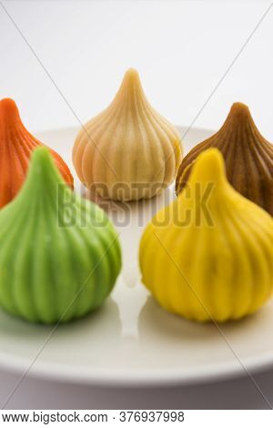 Modak Is An Indian Sweet Popular In States Of Maharashtra, Goa & In The Regions Of Konkan In India