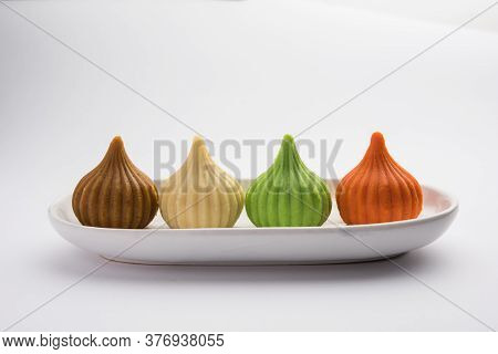 Modak Is An Indian Sweet Popular In States Of Maharashtra, Goa & In The Regions Of Konkan In India