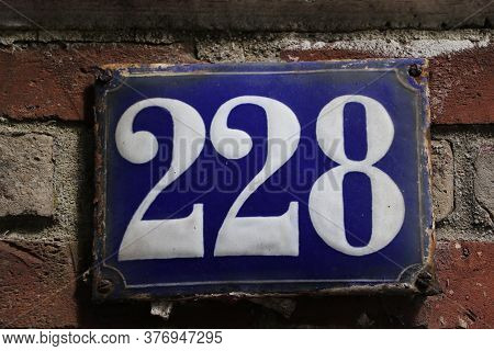 House Number 228 In The City Of Clamart, France