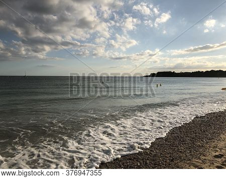 The Beautiful Beach Of Arzon In France