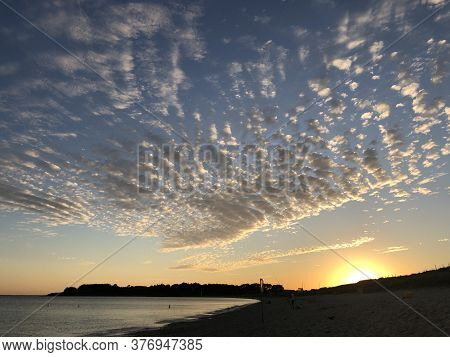 The Beautiful Beach Of Arzon In France