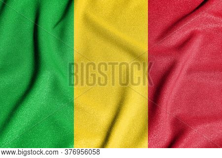 National Flag Of The Mali. The Main Symbol Of An Independent Country. Flag Of Mali.