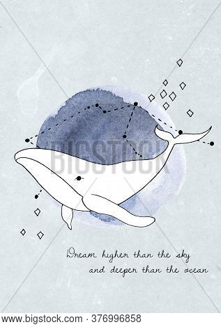 Mistery Sea Is A Collection Of High-quality Hand-drawn Watercolor And Line Art Illustrations Of Sea