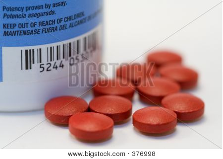 Avviso e pillole rosse