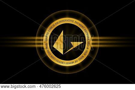 Loopring-lrc Virtual Currency Images. 3d Illustrations. Lrc Coin Logo