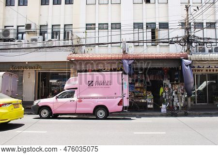 View Landscape Cityscape Building Downtown Of Phahurat Little India Market Shop And Life Lifestyle O