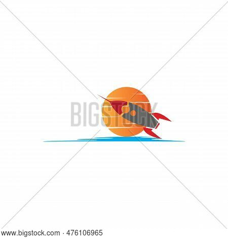 Rocket Logo Design Stock Vector, Rocket Logo Design Illustration