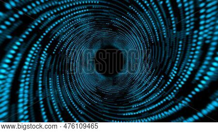 Hi-tech Digital Technology Concept Futuristic Abstract Cyberspace Background Data Center, Server, In
