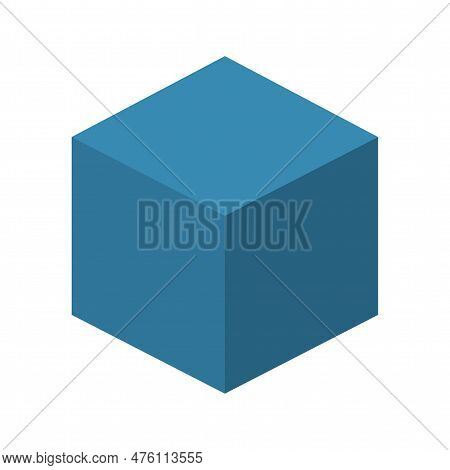 Cube Icon Vector Image. Suitable For Mobile Application Web Application And Print Media.
