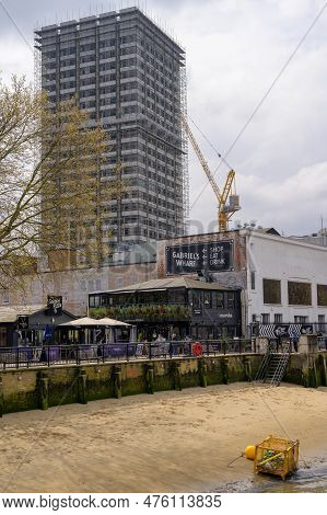 London - April 21, 2023: Capture The Vibrant Energy Of London With A Glimpse Of The London Studios S