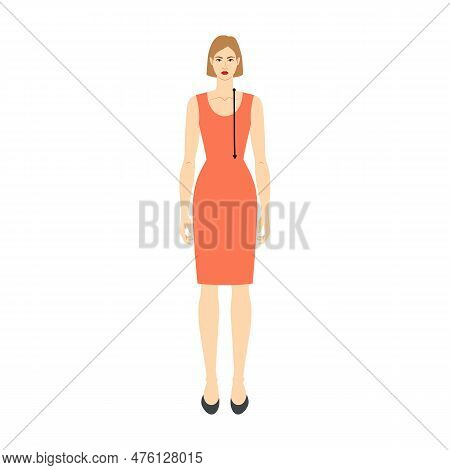 Women To Do Hps High Point Shoulder To Waist Measurement Body With Arrows Fashion Illustration For S
