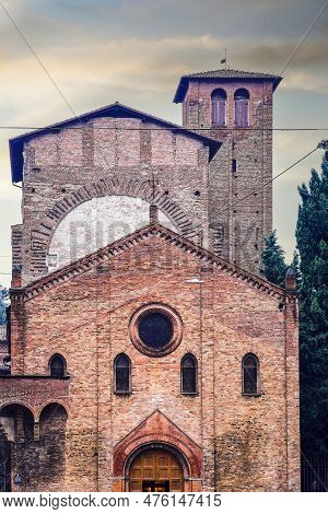 Bologna, Italy Basilica Di Santo Stefano, Also Named Sette Chiese - Seven Churches - Against Sky Wit