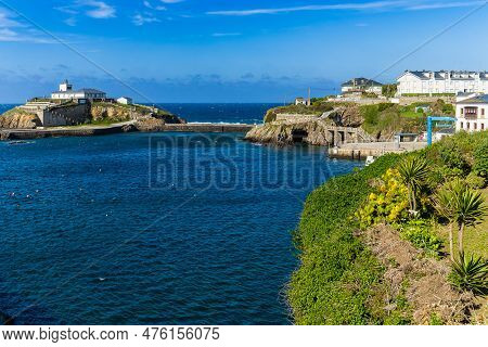 Tapia De Casariego, April 18, 2023. View Of The Village Of Tapia De Casariego, In Asturias, Spain.