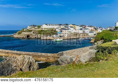 Tapia De Casariego, April 18, 2023. View Of The Village Of Tapia De Casariego, In Asturias, Spain.