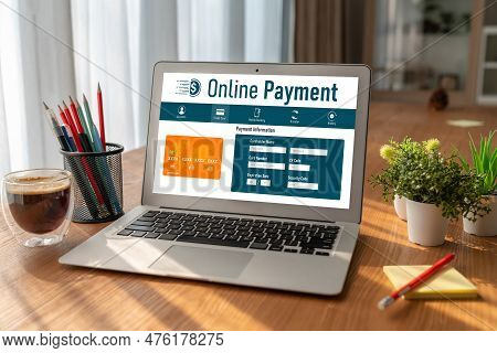 Online Payment Platform For Modish Money Transfer On The Internet Netowrk