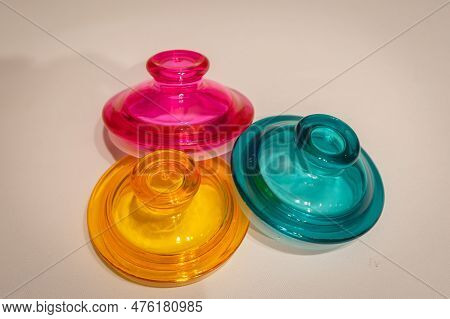 Black And White Glass Jars With Lids Are A Stylish And Practical Storage Solution For Any Home. Made