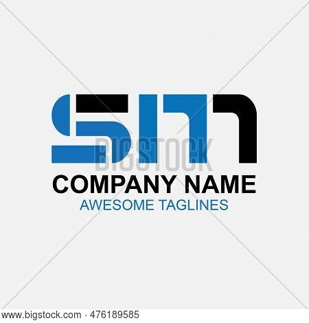 Sm Letter Logo, Initial Letter Logo, Creative Letter Logo, Simple Letter Logo, Monogram Letter Logo,