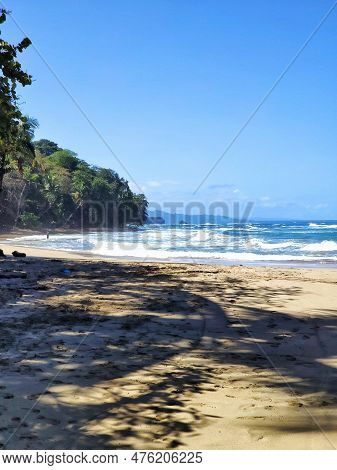 Views Of The Coast Of Costa Rica.