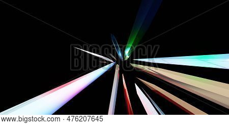 Bomb Zoom Effect Speed Lines Fast High Speed Geometric Abstract Background Shattered Centrifugal Mot