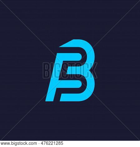 Vector Is Monogram Number 3 And Letter F. Or Monogram F And B Elegant.