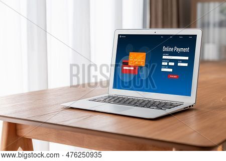 Online Payment Platform For Modish Money Transfer On The Internet Netowrk
