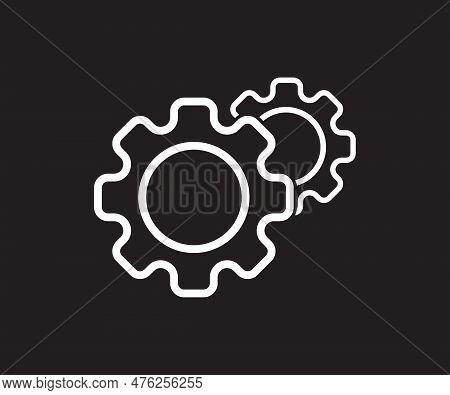 Strong Metal Sensation Icon Design Vector Template