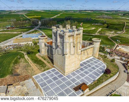 Castle Communards Torrelobaton In Valladolid Spain. Declared Historical Heritage In 1949