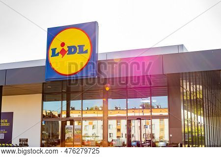 Bedzin, Poland - 14.05. 2023 - Lidl Store In Bedzin