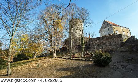 Bitov Castle, South Moravia, Czech Republic, Gothic And Renaissance Castle