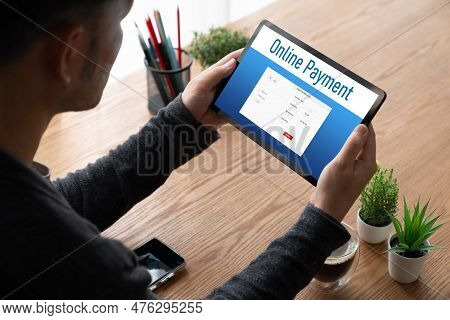 Online Payment Platform For Modish Money Transfer On The Internet Netowrk